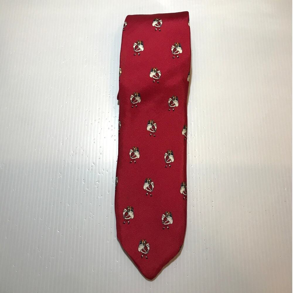 John Henry Ultra Santa Claus Christmas Classic Wide Silk Necktie